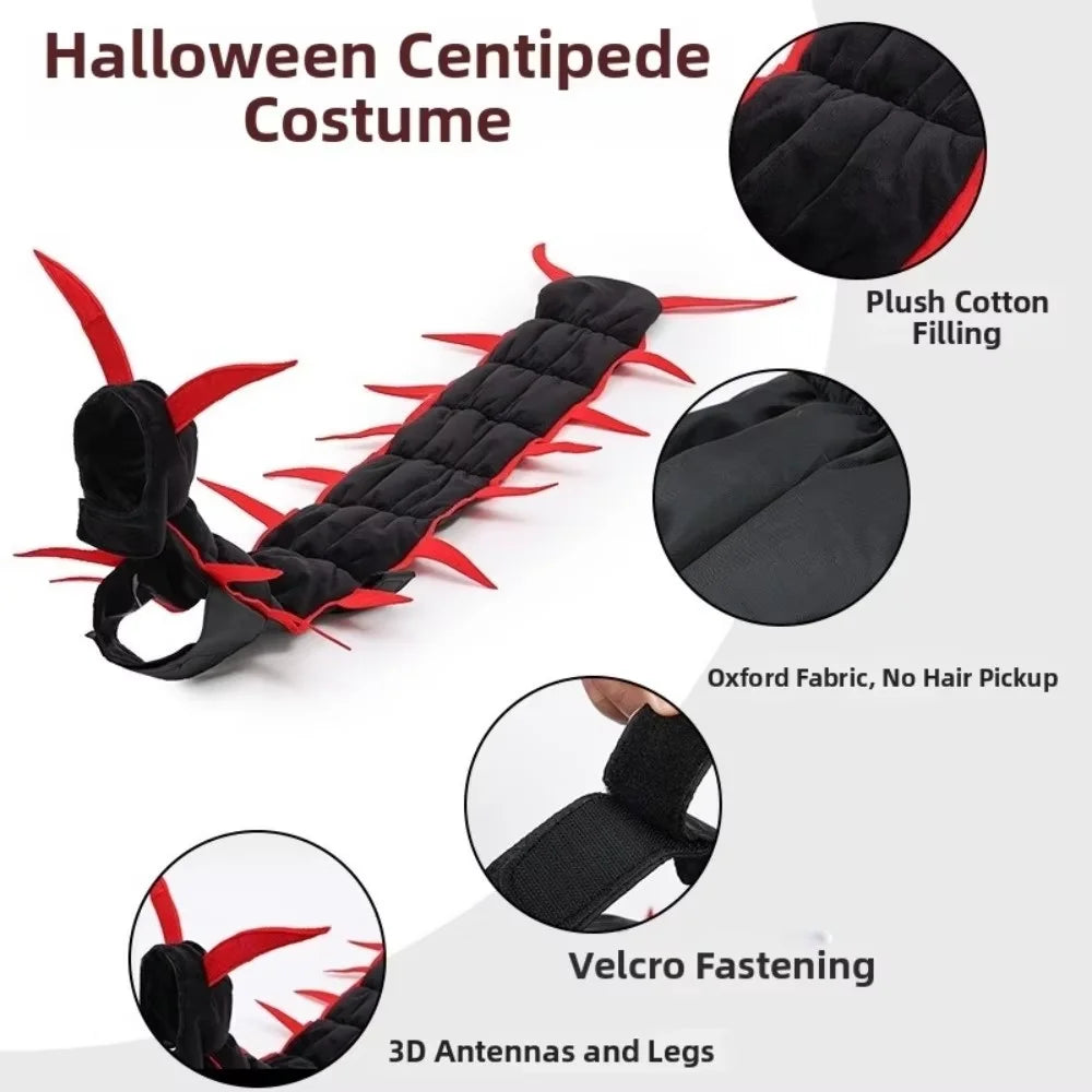 Halloween Centipede Cat Costume – Funny Long-Leg Cat Costume