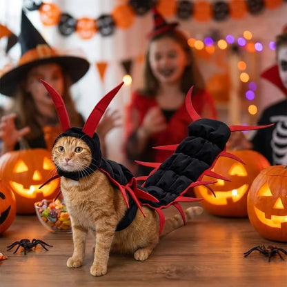 Halloween Centipede Cat Costume – Funny Long-Leg Cat Costume